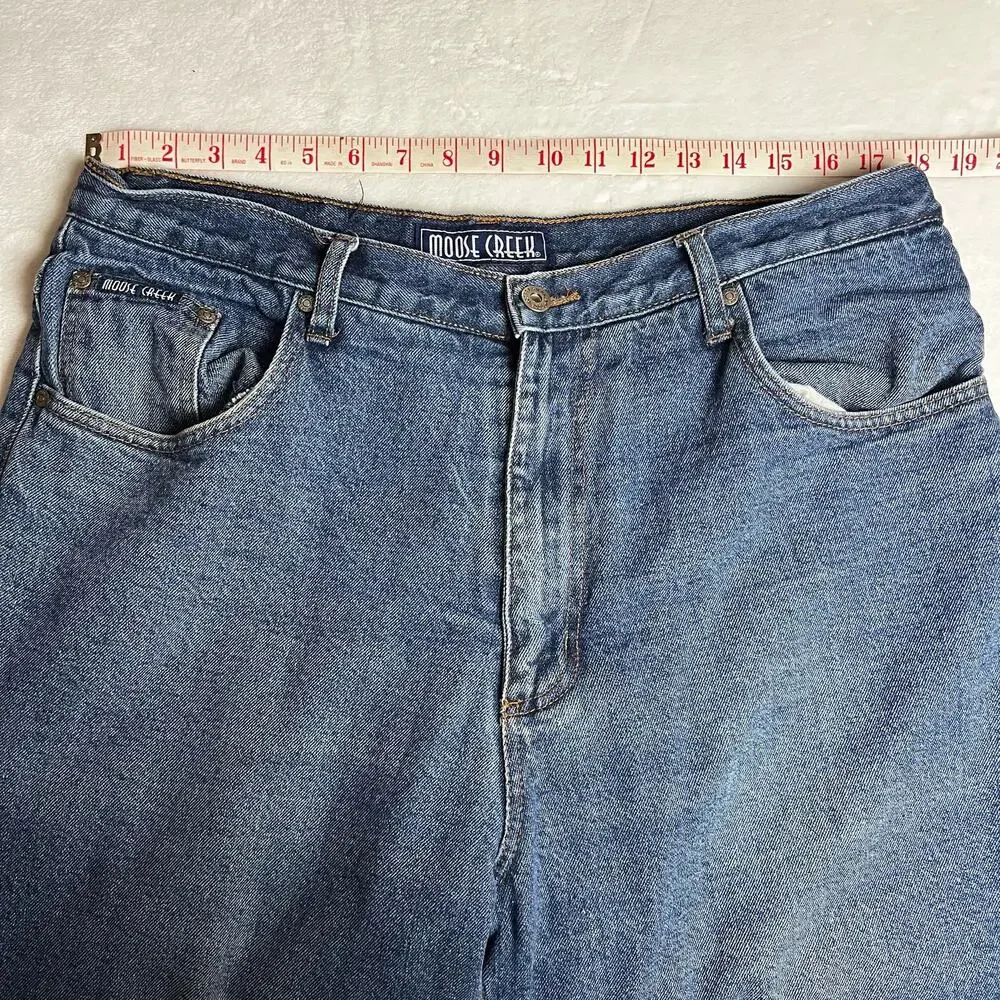 Moose Creek Green fleece lined men’s blue Jeans size 36x33
